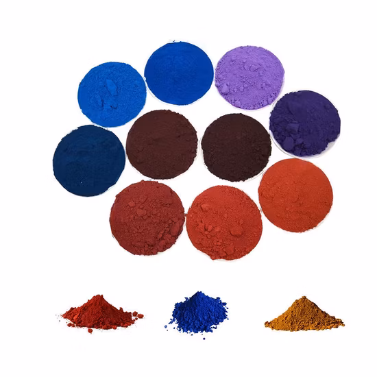 Inorganic Pigment Powder Iron Oxide Red/Black/Yellow for Construction/Concrete and Cement